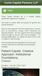 Mobile Screenshot of cortincapital.com